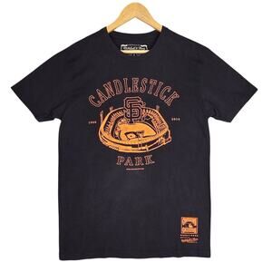 MITCHELL & NESS CANDLESTICK PARK TEE – MEN’S LARGE – SAN FRANCISCO SF  GIANTS